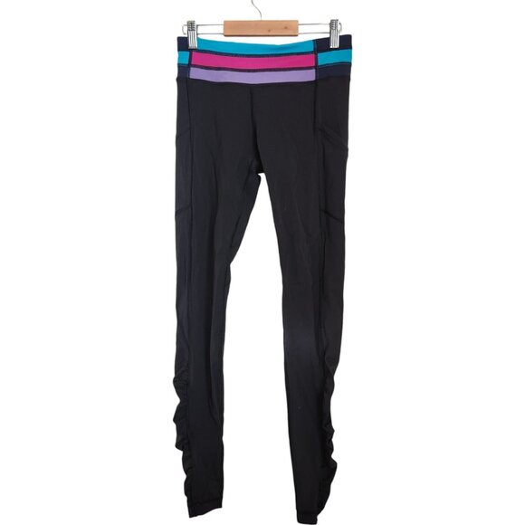 Lululemon Speed Tight Interlock Size 4‎ Black Luxtreme Legging Inseam 29" - Picture 10 of 10
